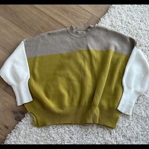 Free people east street tunic sweater